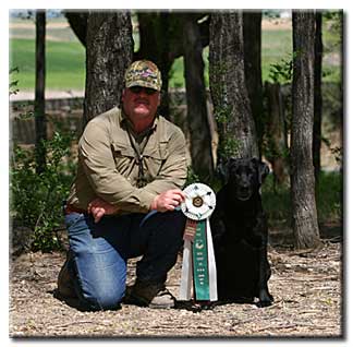 Delta HRCH title and ribbon